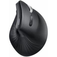 UGREEN Беспроводная компьютерная мышь вертикальная MU008Smini (85310) Dual-mode Wireless Vertical Mouse 2.4 GHz&BT. Цвет: черный