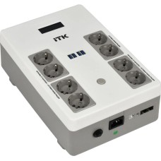 ИБП ITK Источник бесперебойного питания Electra EST8-800VA-1-001 480Вт 800ВА черный