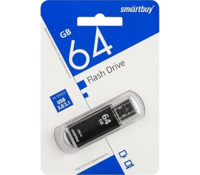 USB флеш SMARTBUY (SB64GBVC-K3) 64GB V-CUT BLACK USB 3.0