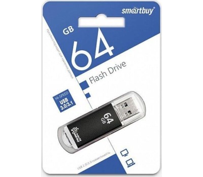 USB флеш SMARTBUY (SB64GBVC-K3) 64GB V-CUT BLACK USB 3.0