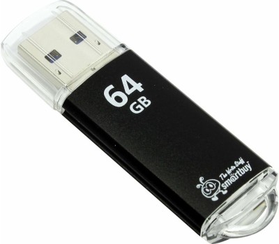 USB флеш SMARTBUY (SB64GBVC-K3) 64GB V-CUT BLACK USB 3.0