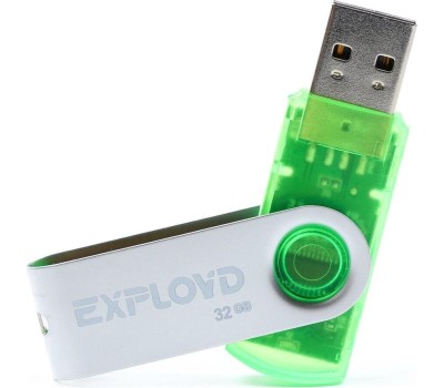 USB флэш-накопитель EXPLOYD 32GB 530 зеленый [EX032GB530-G]