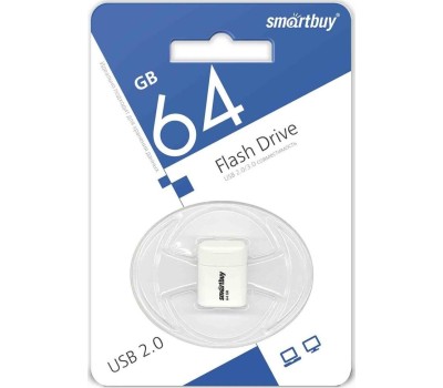 USB флеш SMARTBUY (SB64GBLARA-W) 64GB LARA WHITE