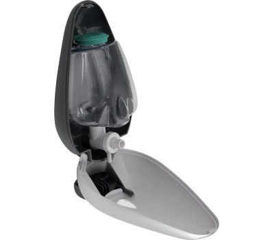 Дозатор для жидкого мыла GFMARK 638 Дозатор жидкого МЫЛА , универсальный, пластиковый ,СЕРЫЙ с глазком - капля , 400 мл , Д 1