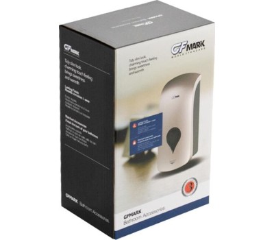 Дозатор для жидкого мыла GFMARK 638 Дозатор жидкого МЫЛА , универсальный, пластиковый ,СЕРЫЙ с глазком - капля , 400 мл , Д 1