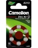 Элементы питания CAMELION (12825) ZA312 BL-6