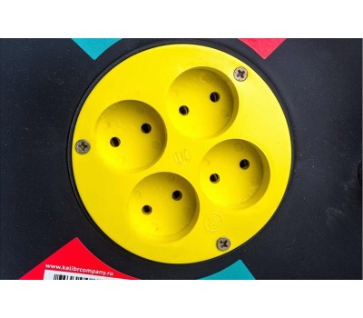 Удлинитель КАЛИБР Удлинитель на катушке УСК2-4-50 (2х2,5)