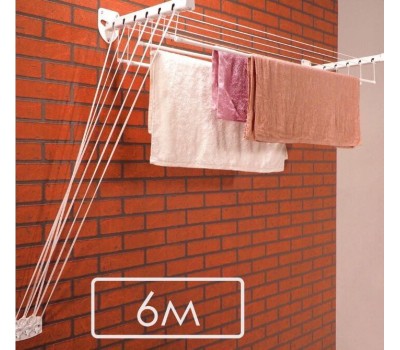 Сушилка для белья VIOLET Level 100 потолочно-настенная 6м 33100