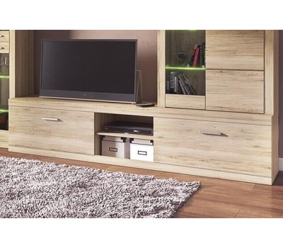 Тумба АНРЭКС OSKAR Тумба RTV 2S2NB, цвет дуб Санремо