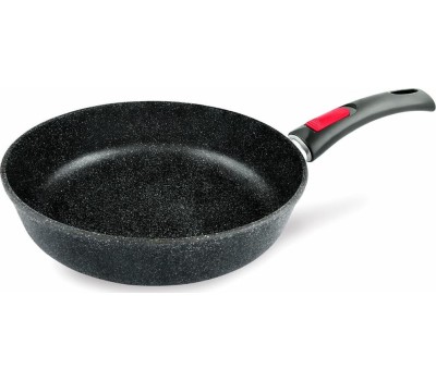 Сковорода НЕВА МЕТАЛЛ ПОСУДА L18024i а/пр литая 24см съемн/руч индукция Гранит 550000524