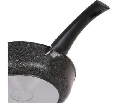 Сковорода НЕВА МЕТАЛЛ ПОСУДА L18024i а/пр литая 24см съемн/руч индукция Гранит 550000524