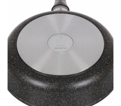 Сковорода НЕВА МЕТАЛЛ ПОСУДА L18024i а/пр литая 24см съемн/руч индукция Гранит 550000524