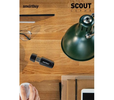 USB-флэш SMARTBUY (SB064GB2SCK) UFD 2.0 064GB Scout Black черный