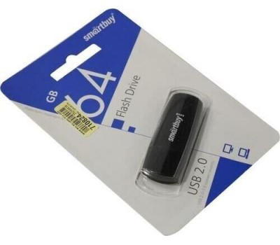 USB-флэш SMARTBUY (SB064GB2SCK) UFD 2.0 064GB Scout Black черный