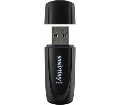 USB-флэш SMARTBUY (SB064GB2SCK) UFD 2.0 064GB Scout Black черный