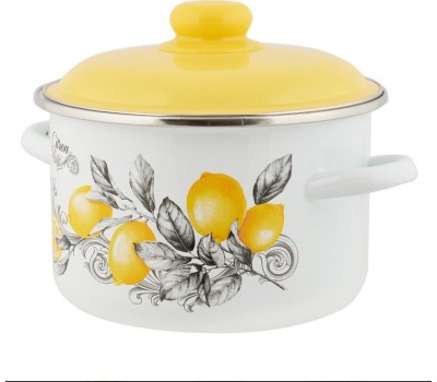 Кастрюля APPETITE 6RD181M CITRON эмал цил 3,0л