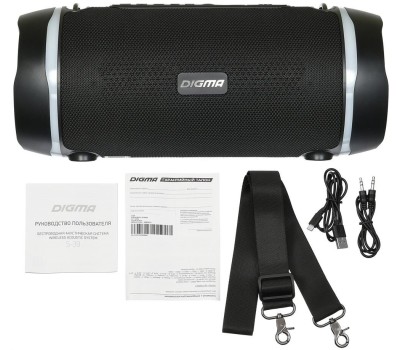 Колонка портативная DIGMA SP3925B черный