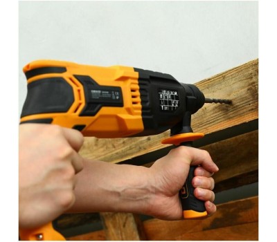 Перфоратор сетевой DEKO ZKH950 в кейсе с набором из 5 буров SDS+, 1050 Вт 083-1005