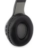 DIGMA Гарнитура накладные BT-15 черный/серый беспроводные bluetooth оголовье (BT-15BG)