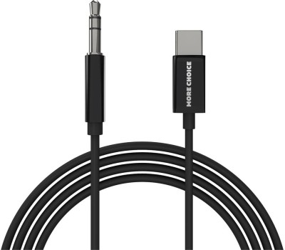 Кабель MORE CHOICE (4610196409844) UK28a AUX 3.5mm Type-C 1м Black