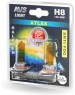 Лампа галогенная AVS /ATLAS ANTI-FOG/желтый H8.12V.35W.блистер 2шт
