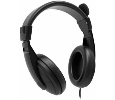 Гарнитура проводная RAPOO H150S Black