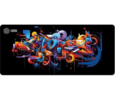 CACTUS Graffiti рисунок, ткань, 900х400х2мм [cs-mp-pro10хxl]