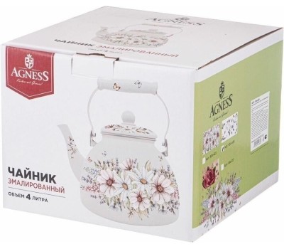 Чайник AGNESS 934-433 ДВОРЦОВЫЙ ПАРК 4л
