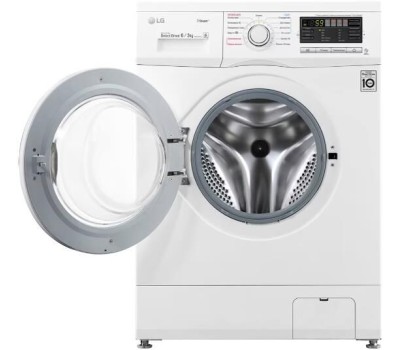 Стиральная машина LG F1296CDS0X (с сушкой) белый
