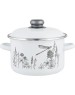 Кастрюля APPETITE 1RD181M FLORA-2 эмал цил 3,0л