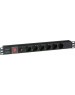 Exegate EX280830RUS Блок розеток ExeGate ServerPro PDU-19H605 Al-6S-C14-SW-O, 19