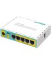 Роутер MIKROTIK Роутер hEX PoE lite, 4 LAN, 1xUSB, белый [rb750upr2]