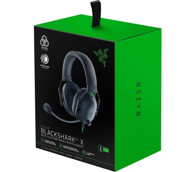 RAZER Гарнитура игровая Blackshark V2 X, для компьютера и игровых консолей, мониторные, проводные, черный [rz04-03240100-r3m1]