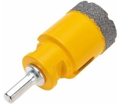 KRANZ Коронка алмазная профессиональная по керамограниту и железобетону М14, вакуумное спекание, 40мм, для УШМ