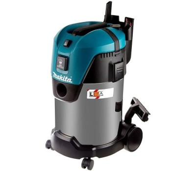 Пылесос MAKITA Строительный пылесос VC3011L, зеленый