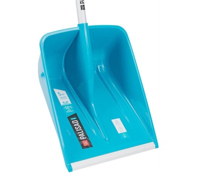 Лопата PALISAD Лопата для уборки снега, полипропилен, 365х460х1500мм, алюминиевый черенок, ПВХ накладка, LUXE 61794