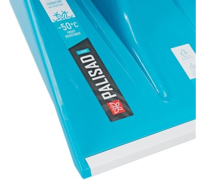 Лопата PALISAD Лопата для уборки снега, полипропилен, 365х460х1500мм, алюминиевый черенок, ПВХ накладка, LUXE 61794