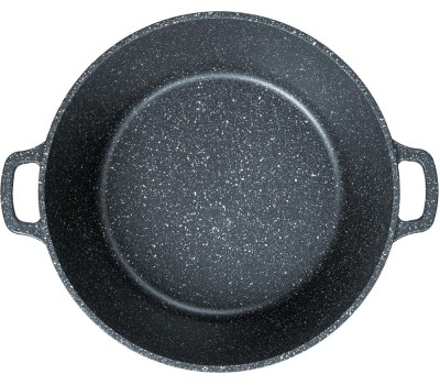 Кастрюля ГОРНИЦА Кастрюля а/пр литая 8,0л стекл/кр Гранит ТМ