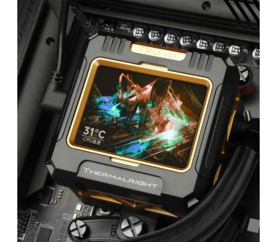 THERMALRIGHT Система водяного охлаждения Frozen Warframe 420, LCD, 4-pin, ARGB, 140мм, черный, retail [f-wframe-420-bl-argb]