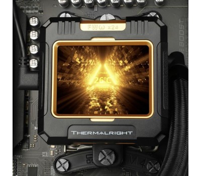 THERMALRIGHT Система водяного охлаждения Frozen Warframe 420, LCD, 4-pin, ARGB, 140мм, черный, retail [f-wframe-420-bl-argb]