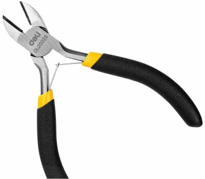 Бокорезы DELI Диагональные мини-бокорезы DL20025 125мм, прорезиненная двухкомпонентная ручка