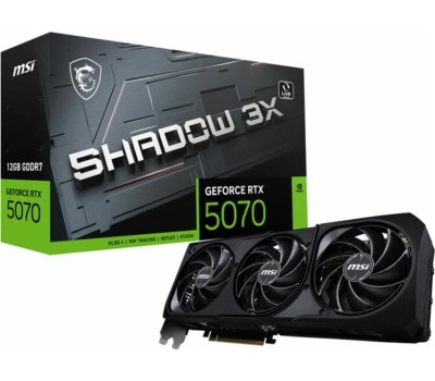 Видеокарта MSI Видеокарта NVIDIA GeForce RTX 5070TI RTX 5070 TI 16G SHADOW 3X OC 16ГБ Shadow 3X, GDDR7, OC, Ret