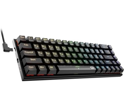 REDRAGON Клавиатура Ryze Pro, беспроводная, USB, Bluetooth/Радиоканал, механическая, черный [71394]