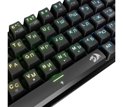 REDRAGON Клавиатура Ryze Pro, беспроводная, USB, Bluetooth/Радиоканал, механическая, черный [71394]
