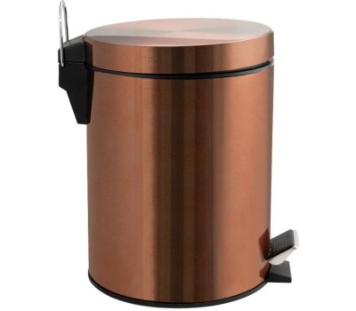 САНАКС - Ведро из нержавеющей стали, с педалью, круглое, 5 литров, цвет МЕДЬ. 105-М