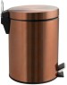 САНАКС - Ведро из нержавеющей стали, с педалью, круглое, 5 литров, цвет МЕДЬ. 105-М