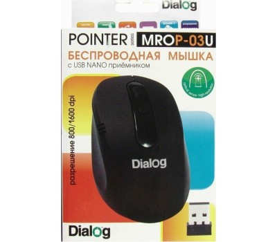Мышь DIALOG MROP-03U черный