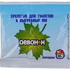 Биотуалет ЭКУМ Порошок Девон-Н 30 г. (для биотуалетов, выгребных ям, удаления запахов и загрязнений) 324233