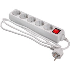 Сетевой фильтр BURO 500SL-5-G 5м 5 розеток серый