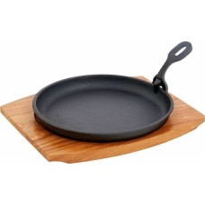 Сковорода MYRON COOK MC2215 чугунная съемн/руч 21см на подставке